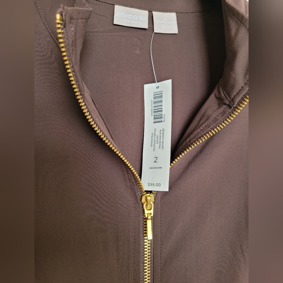 Chico's Zenergy Lightweight Neema Ruched Detail Jacket - Picture 4 of 8